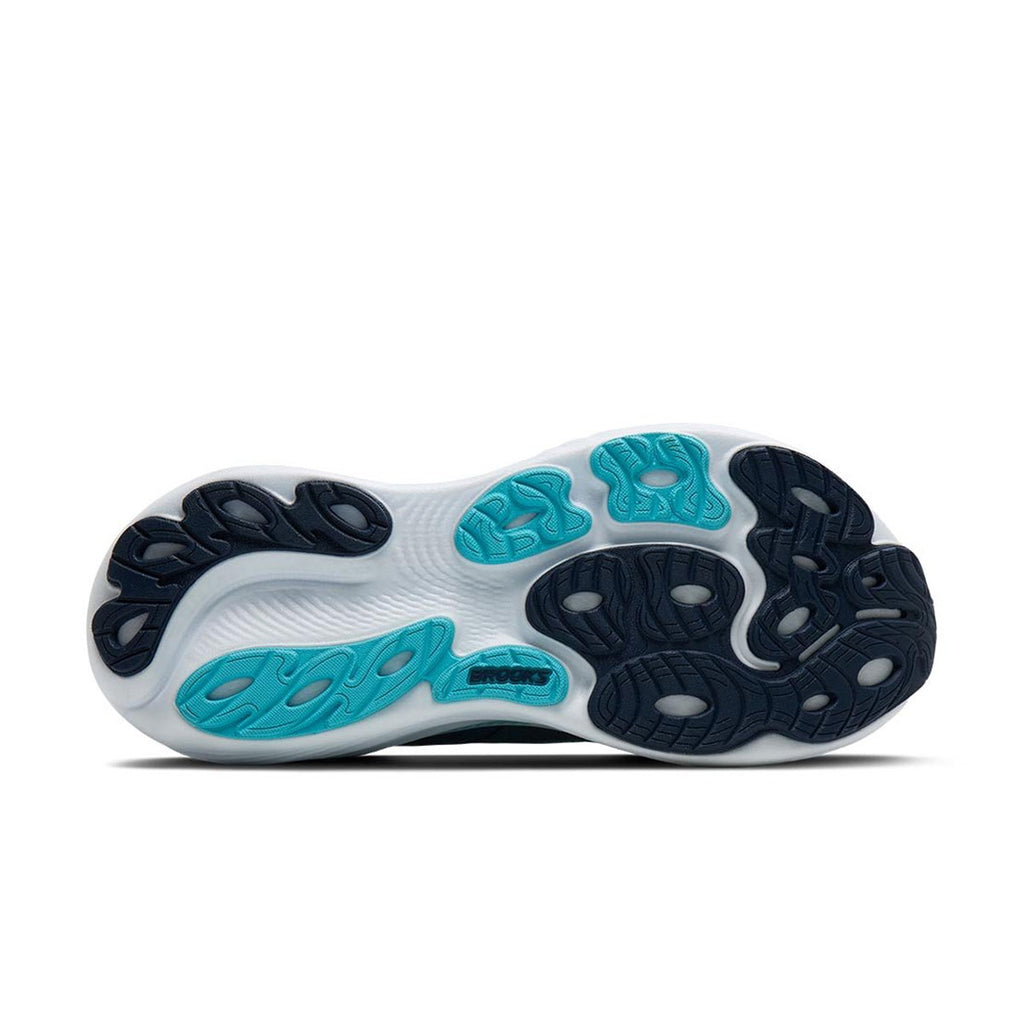 Brooks Adrenaline GTS 25 herre løbesko sål med gummimønster