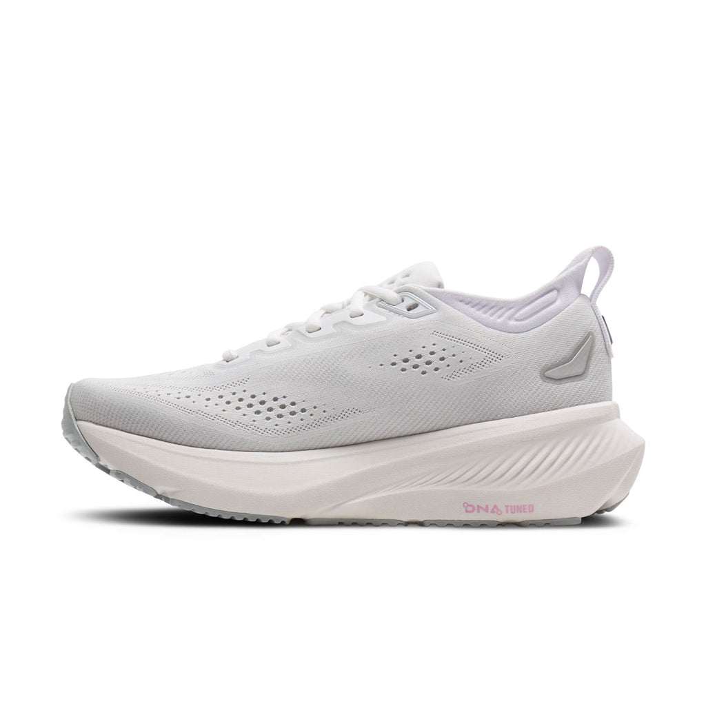 Brooks Glycerin 23 Dame løbesko i hvidt og lyserødt design