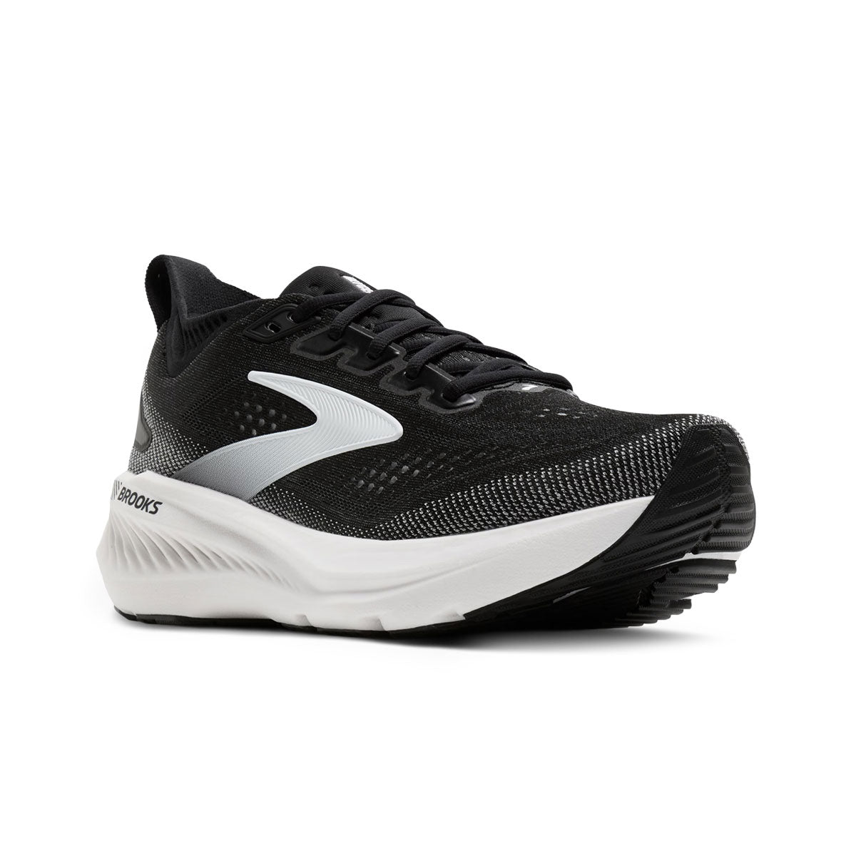 Brooks Glycerin GTS 23 Dame løbesko i sort og hvid