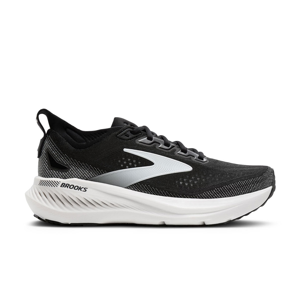 Brooks Glycerin GTS 23 Herre løbesko i sort og hvid