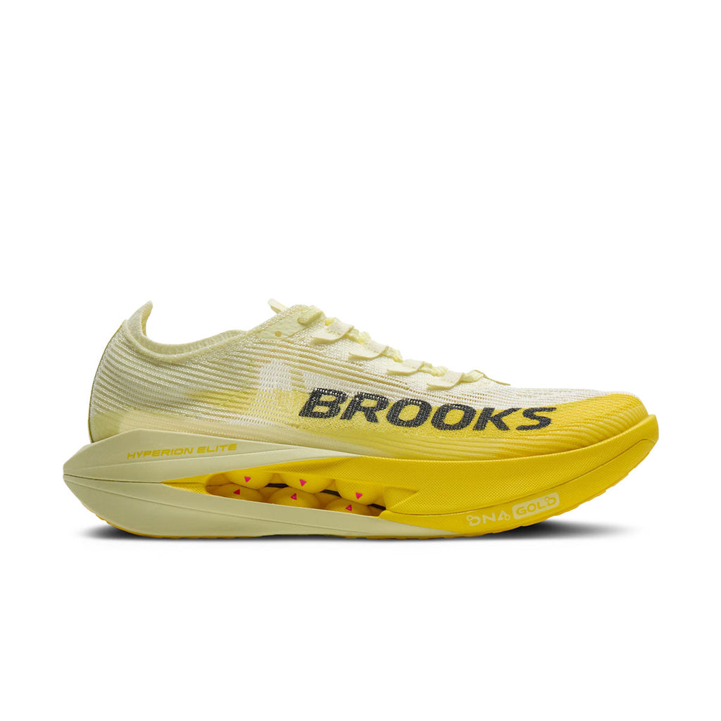 Brooks Hyperion Elite 5 løbesko i gul og hvid farve