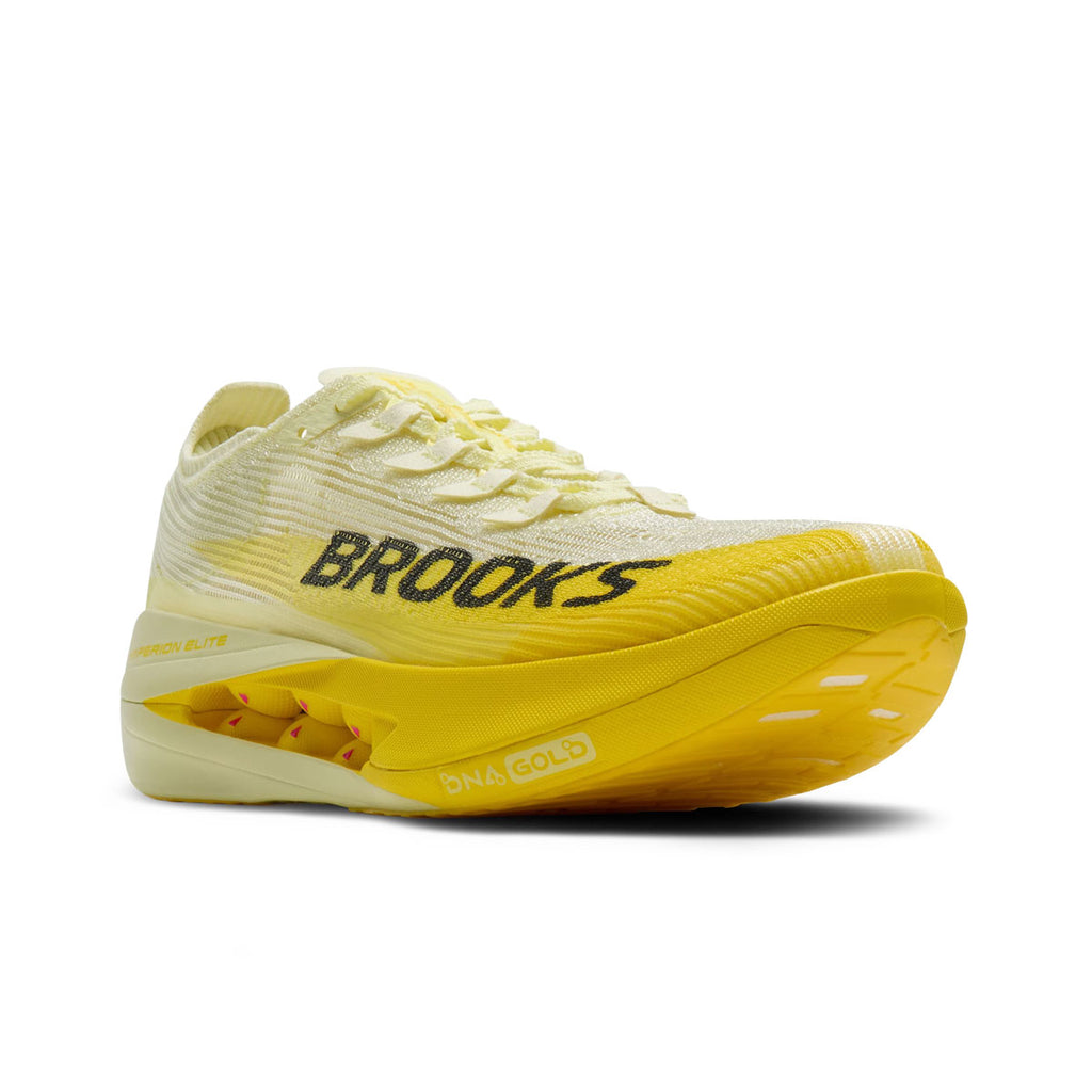Brooks Hyperion Elite 5 løbesko i gul farve