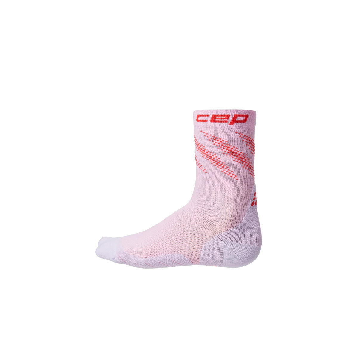 CEP Run EDT Elliptic sokker, mid cut, til kvinder, lyserød