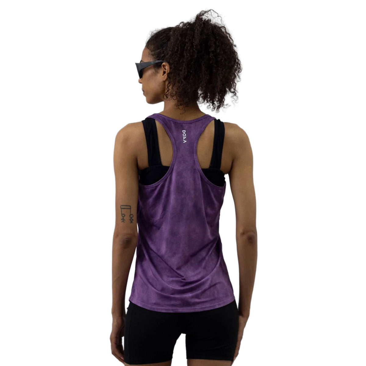 Doxa Rerun mist singlet til dame med racerback og logo
