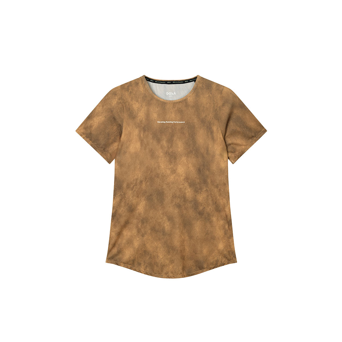 Doxa Rerun Mist T-shirt med kort ærme og rund hals i brun farve