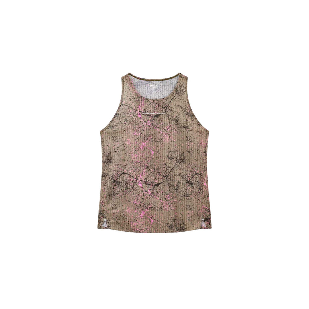 DOXA Rerun Flash singlet dame med pink grafisk mønster