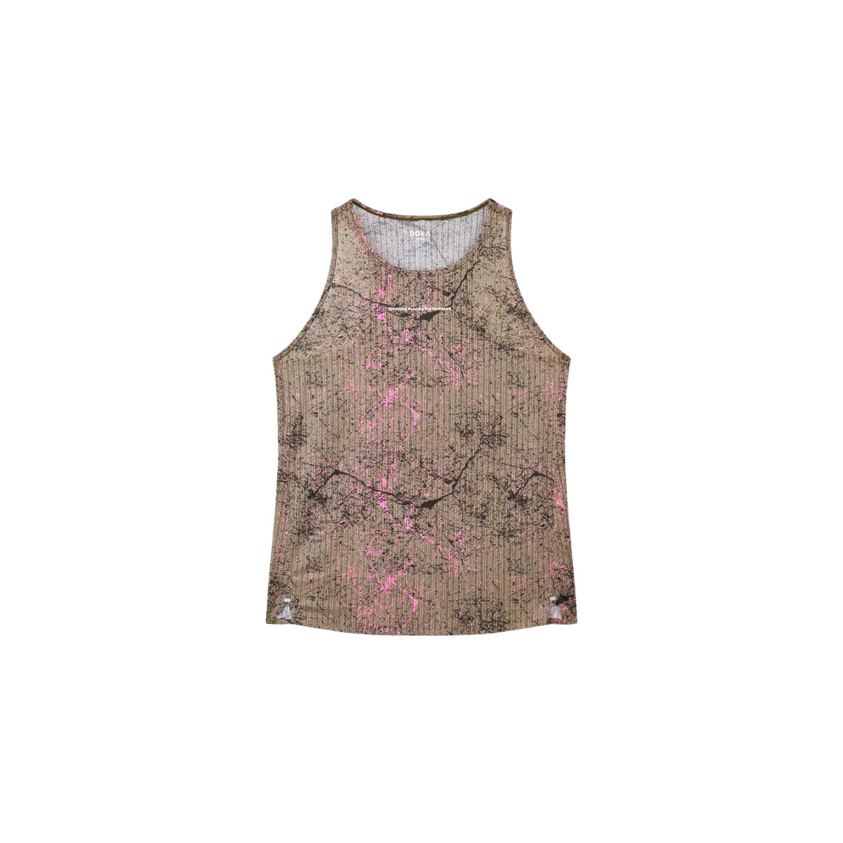 DOXA Rerun Flash singlet dame med pink grafisk mønster