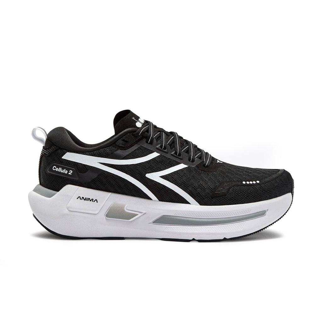 Diadora Cellula 2 Dame løbesko i sort og hvid