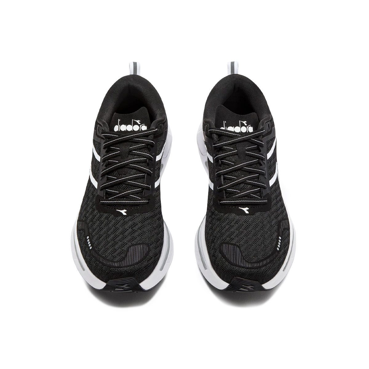 Diadora Cellula 2 Dame løbesko i sort og hvid