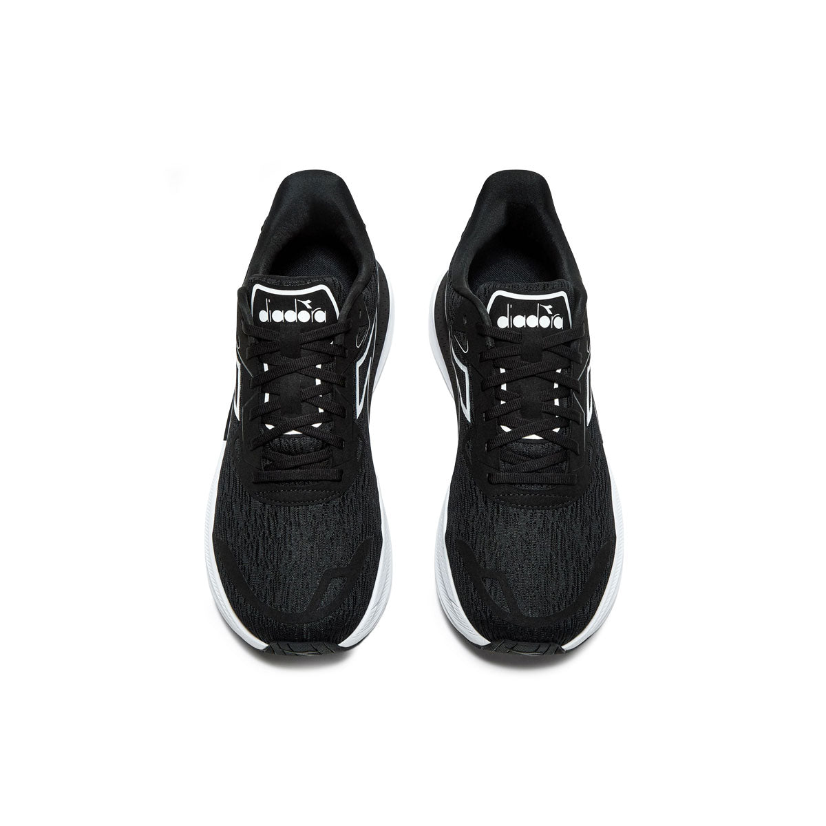 Diadora Nucleo 2 Herre løbesko i sort med hvid detalje