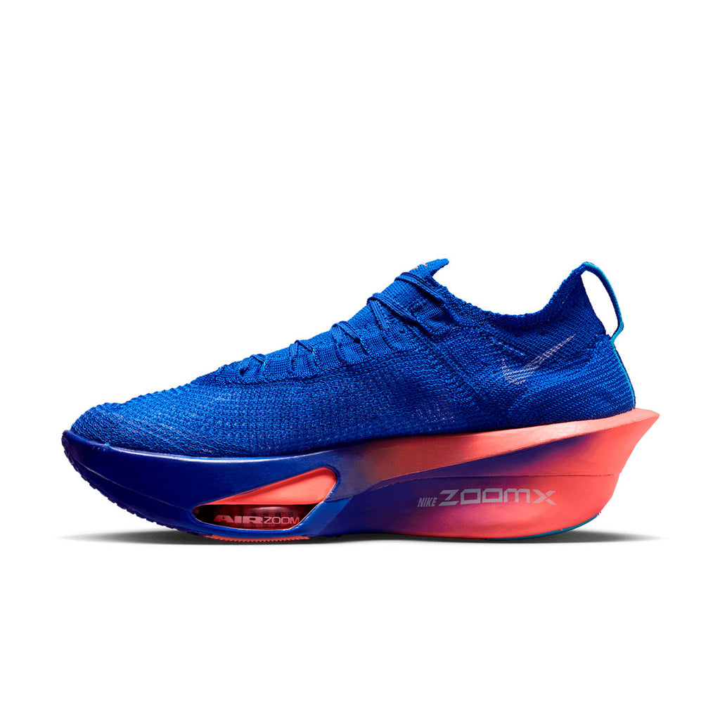 Blå Nike Air Zoom Alphafly Next% 3 løbesko til mænd med rød sål