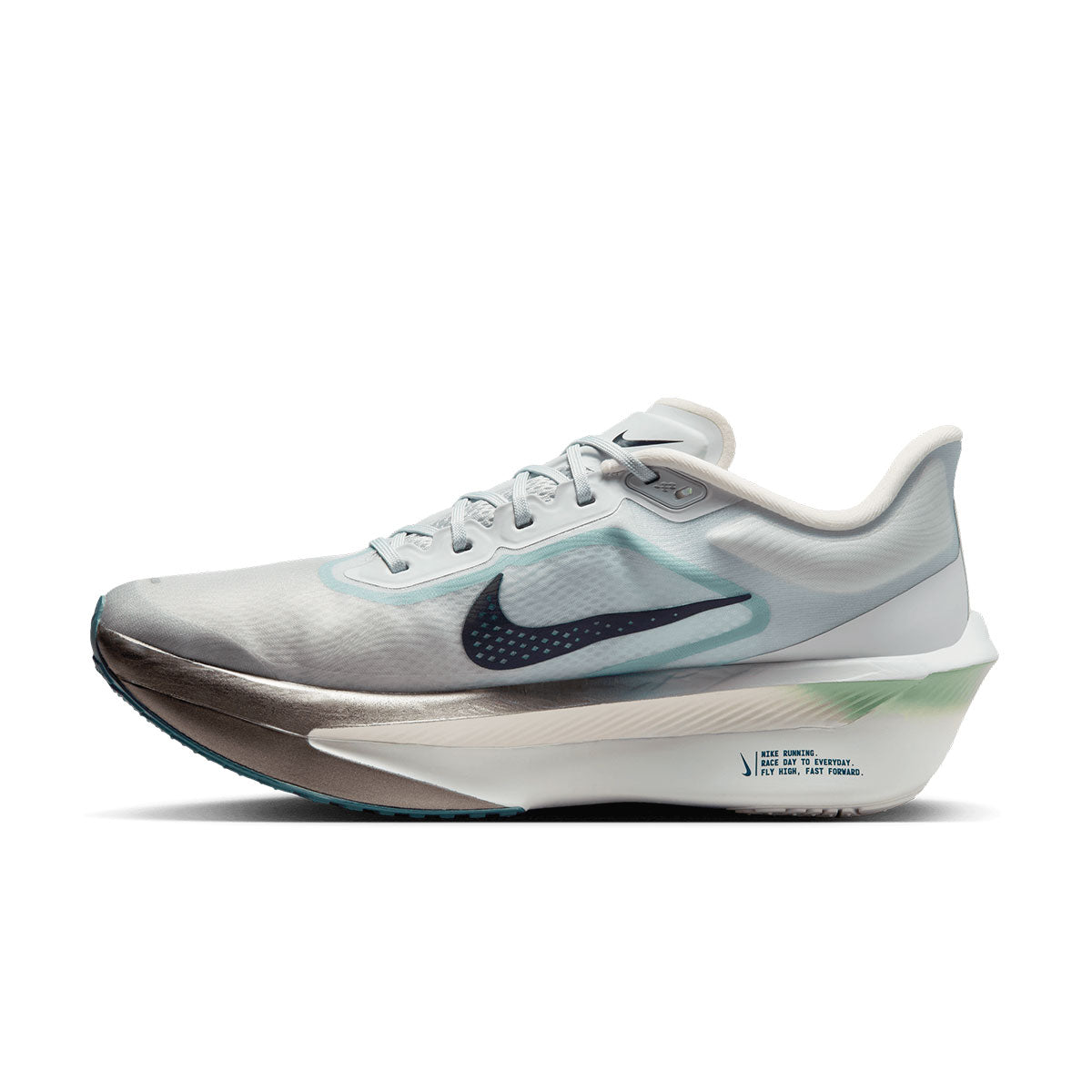 Nike Zoom Fly 6 løbesko til mænd med grå og blå detaljer