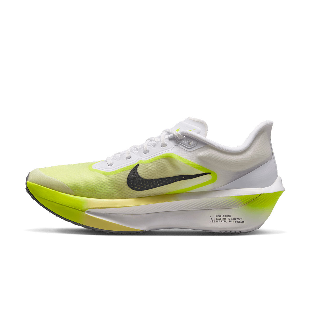 Nike Zoom Fly 6 herre løbesko med hvid og grøn overdel