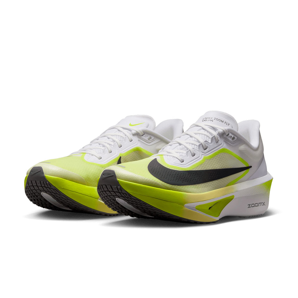 Nike Zoom Fly 6 herreløbesko i hvid og lime med sort detalje