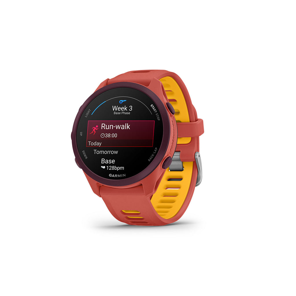 Garmin Forerunner 170 Music i rød og pink med træningsfunktioner