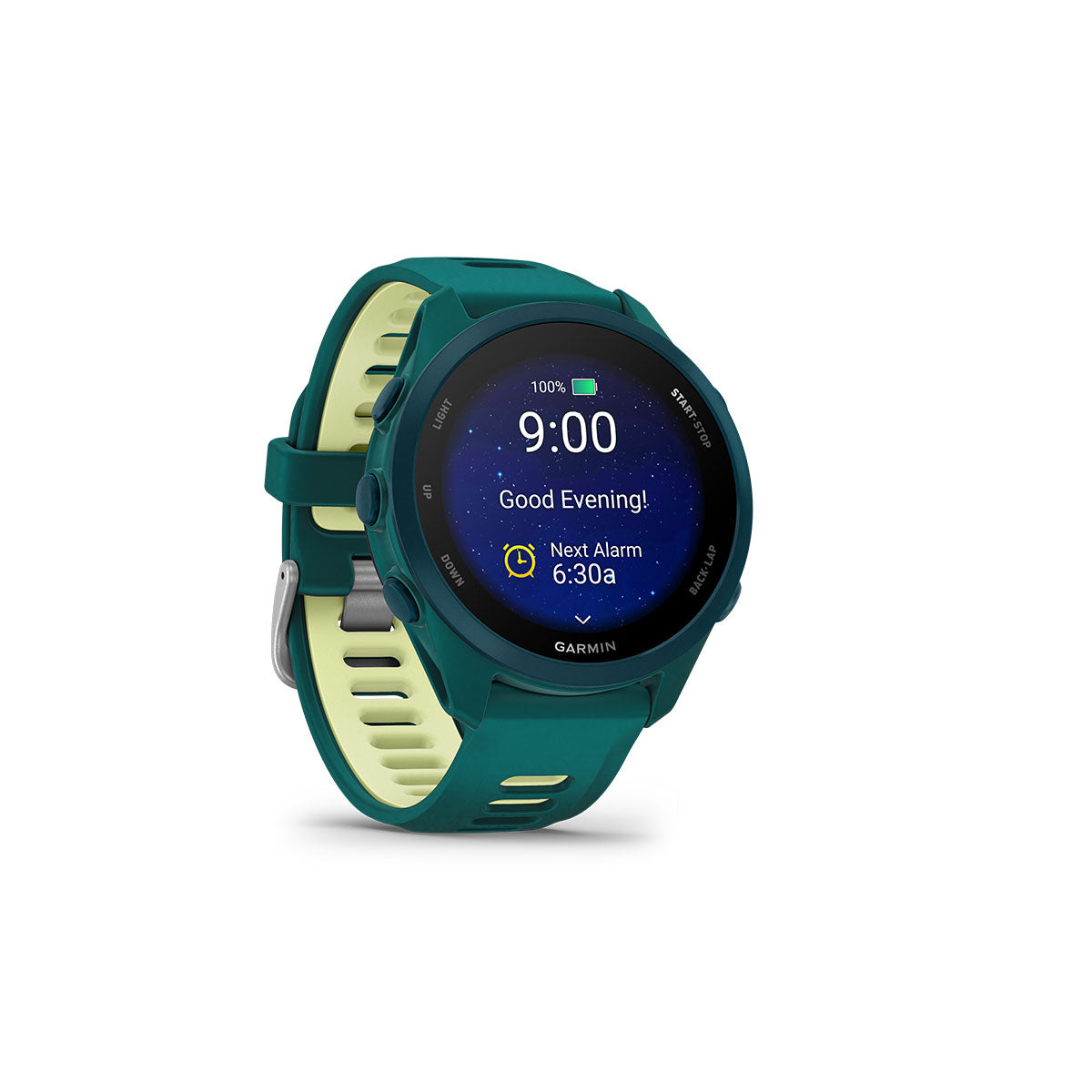 Garmin Forerunner 170 Music i teal grøn med digital urskive