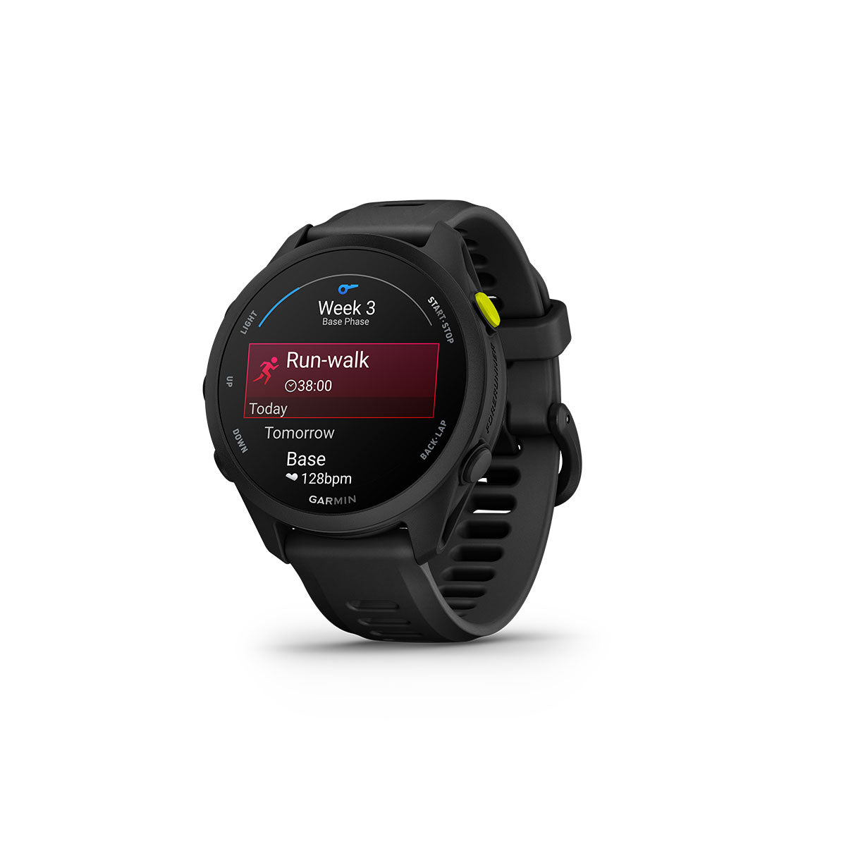 Garmin Forerunner 70 sort smartwatch med aktivitetsmonitor og farveskærm