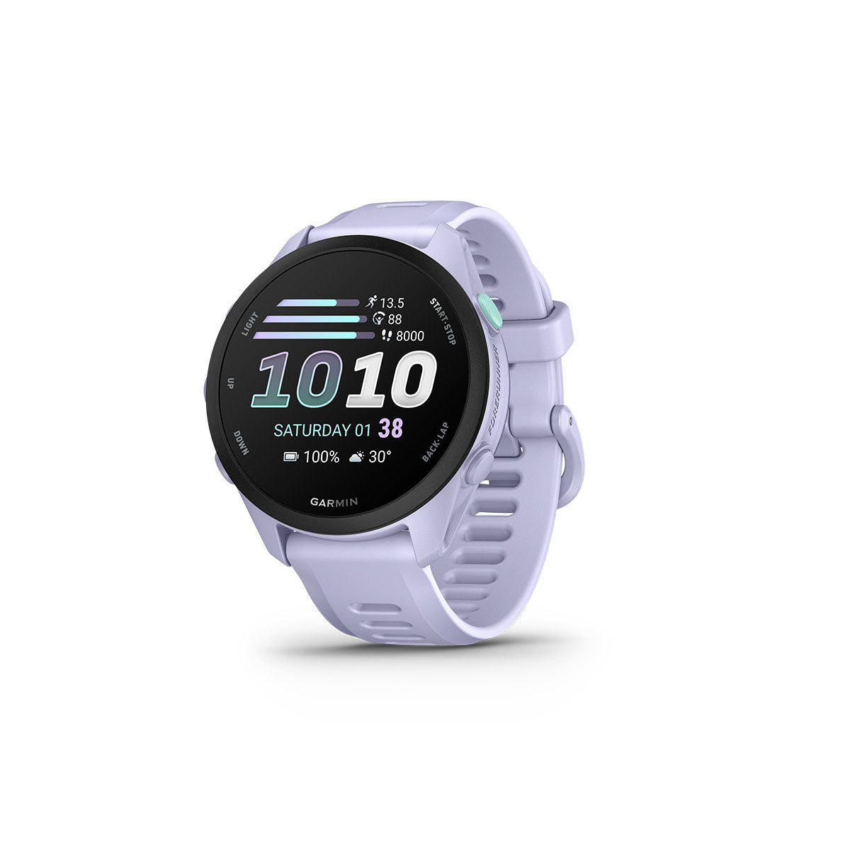 Garmin Forerunner 70 i cool lavendel med digital skærm
