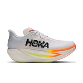 HOKA U Cielo X1 3.0 løbesko i hvidt med orange sål
