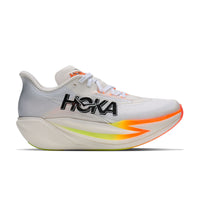 HOKA U Cielo X1 3.0 løbesko i hvidt med orange sål