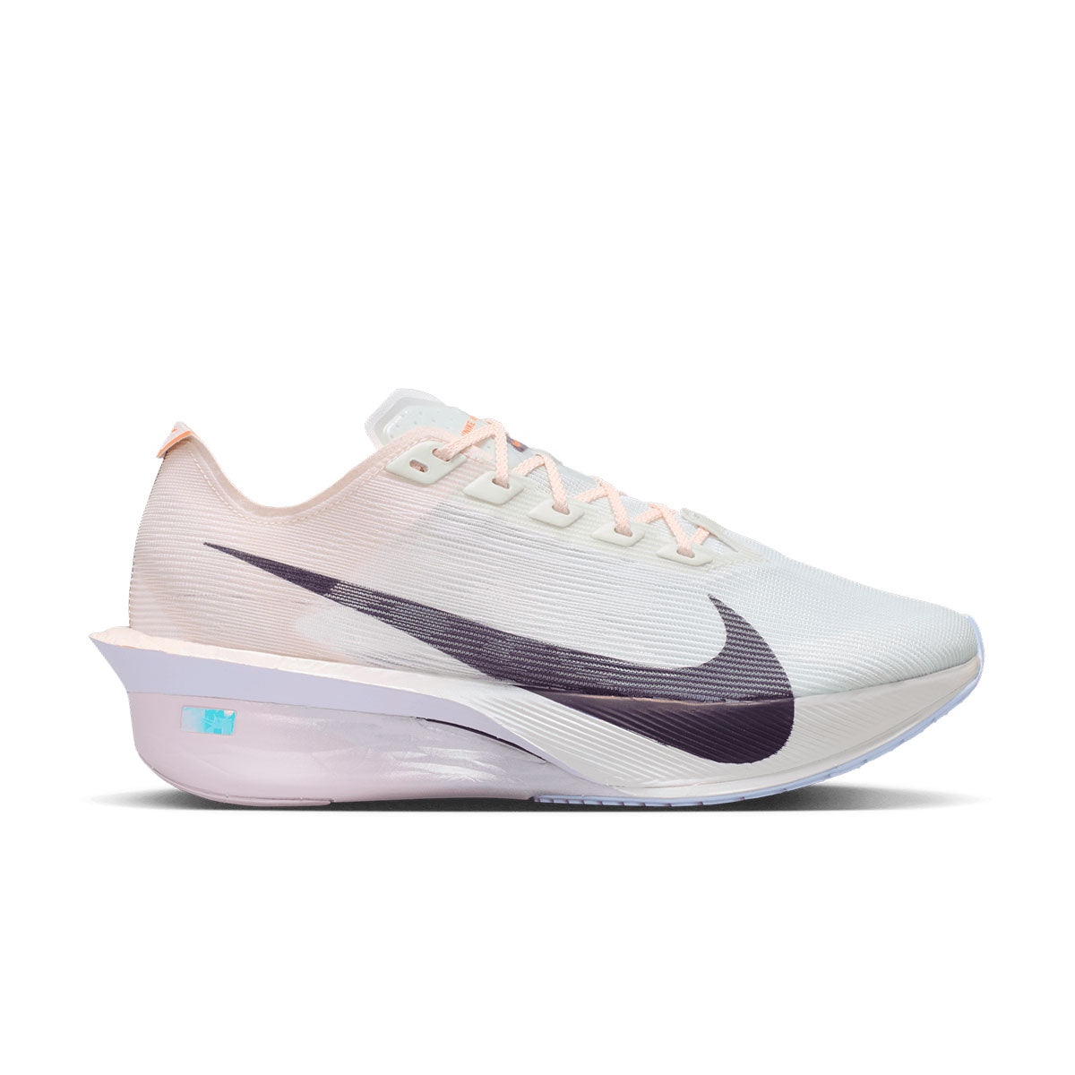 Nike ZoomX Vaporfly Next% 4 Dame løbesko i hvid med lilla logo