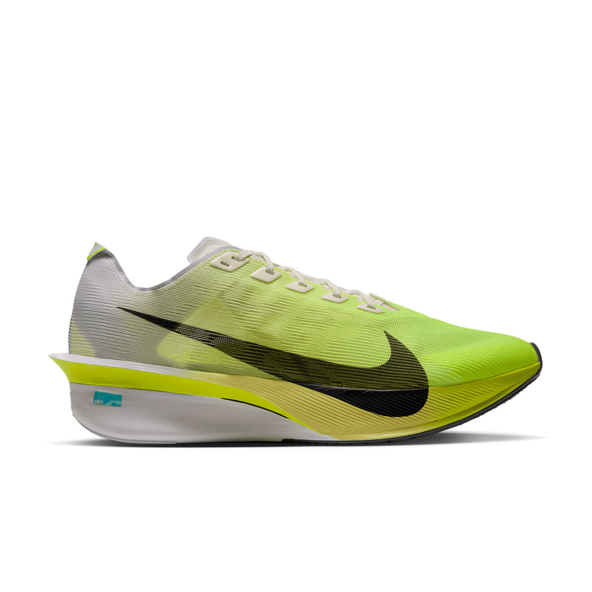 Nike ZoomX Vaporfly Next% 4 løbesko i limegrøn og grå, herre