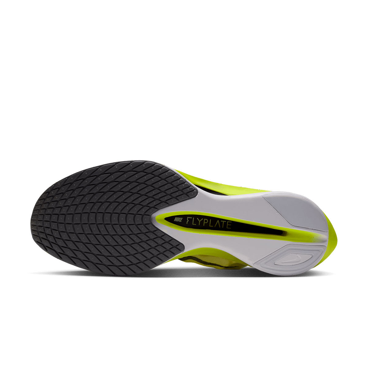 Nike ZoomX Vaporfly Next% 4 herre løbesko med grå og lime sål