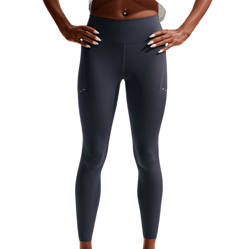 Nike Swift high-rise 7/8 tight dame i mørkeblå tætsiddende pasform