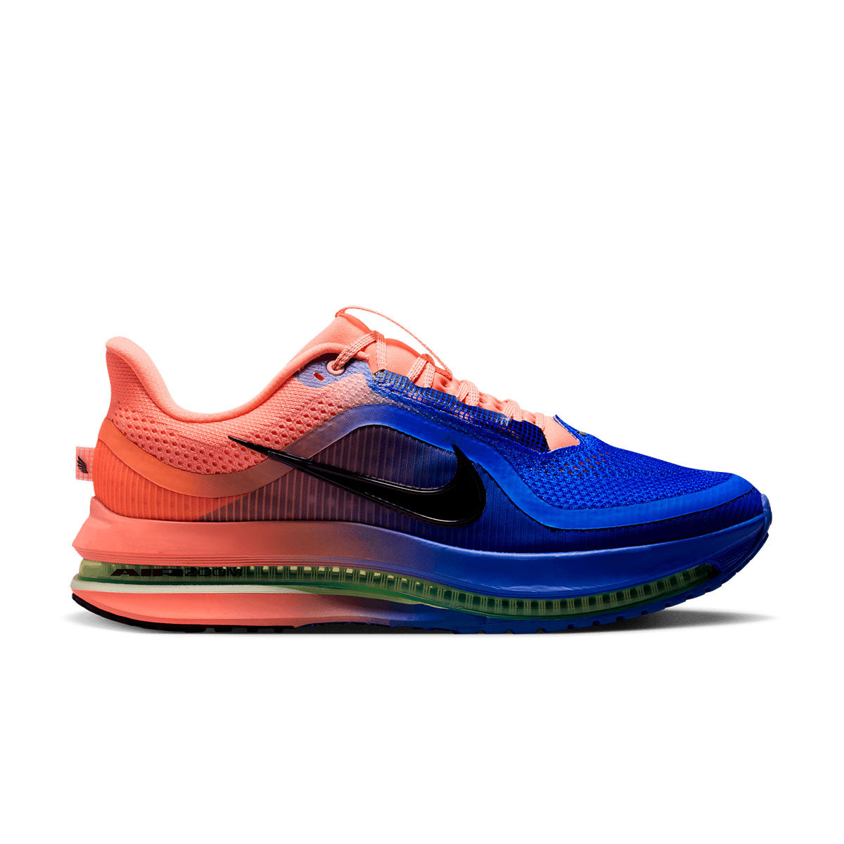 Nike Pegasus løbesko til mænd i blå og orange med snørebånd