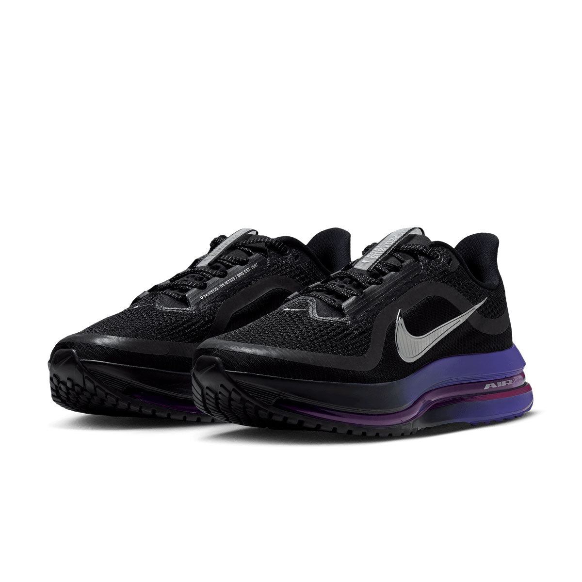 Nike Pegasus Premium Dame løbesko i sort med lilla sål