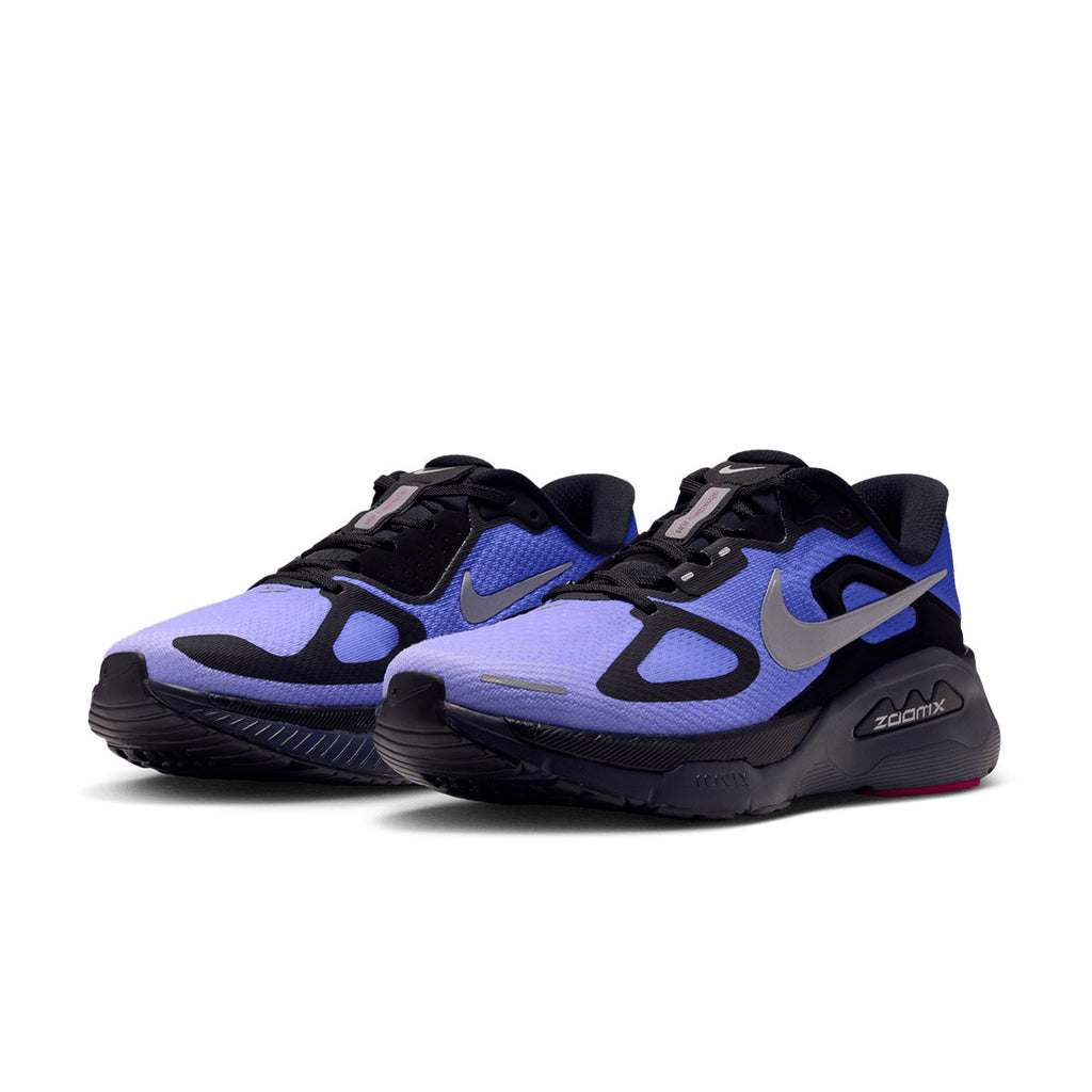 Nike Structure Plus Dame løbesko i blå og sort med snørebånd
