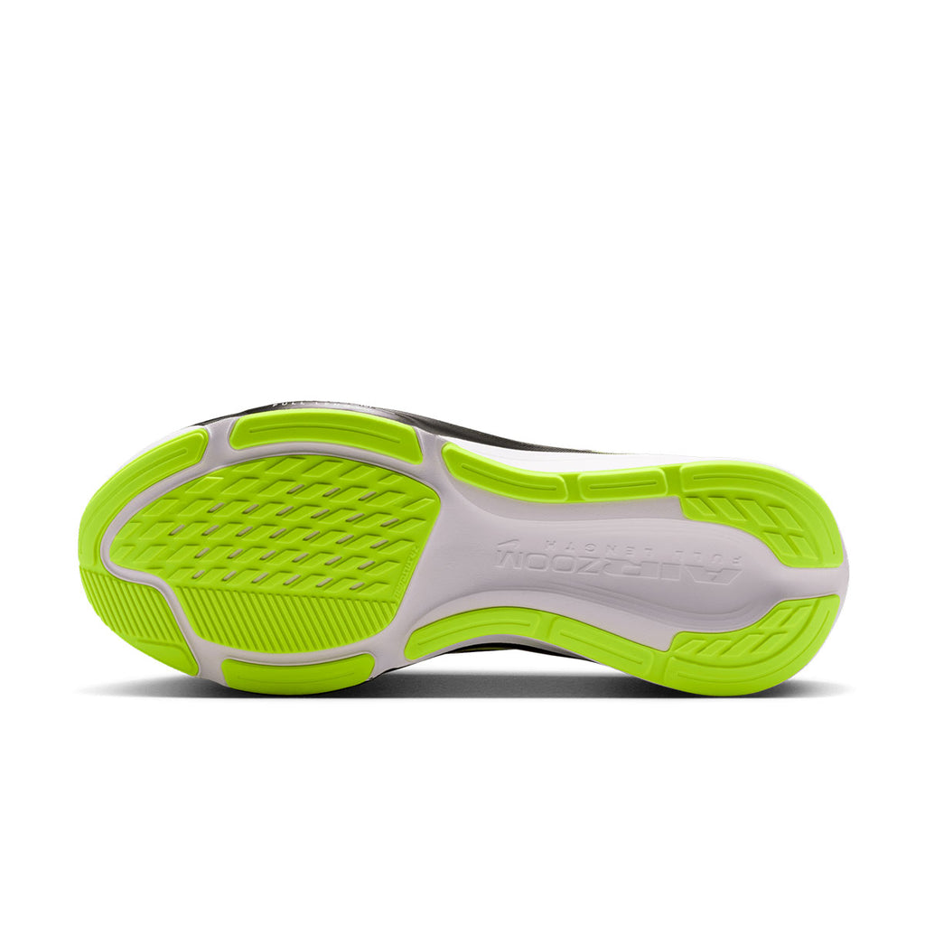 Nike Air Zoom Pegasus 42 herres løbesko sål i neon grøn og hvid