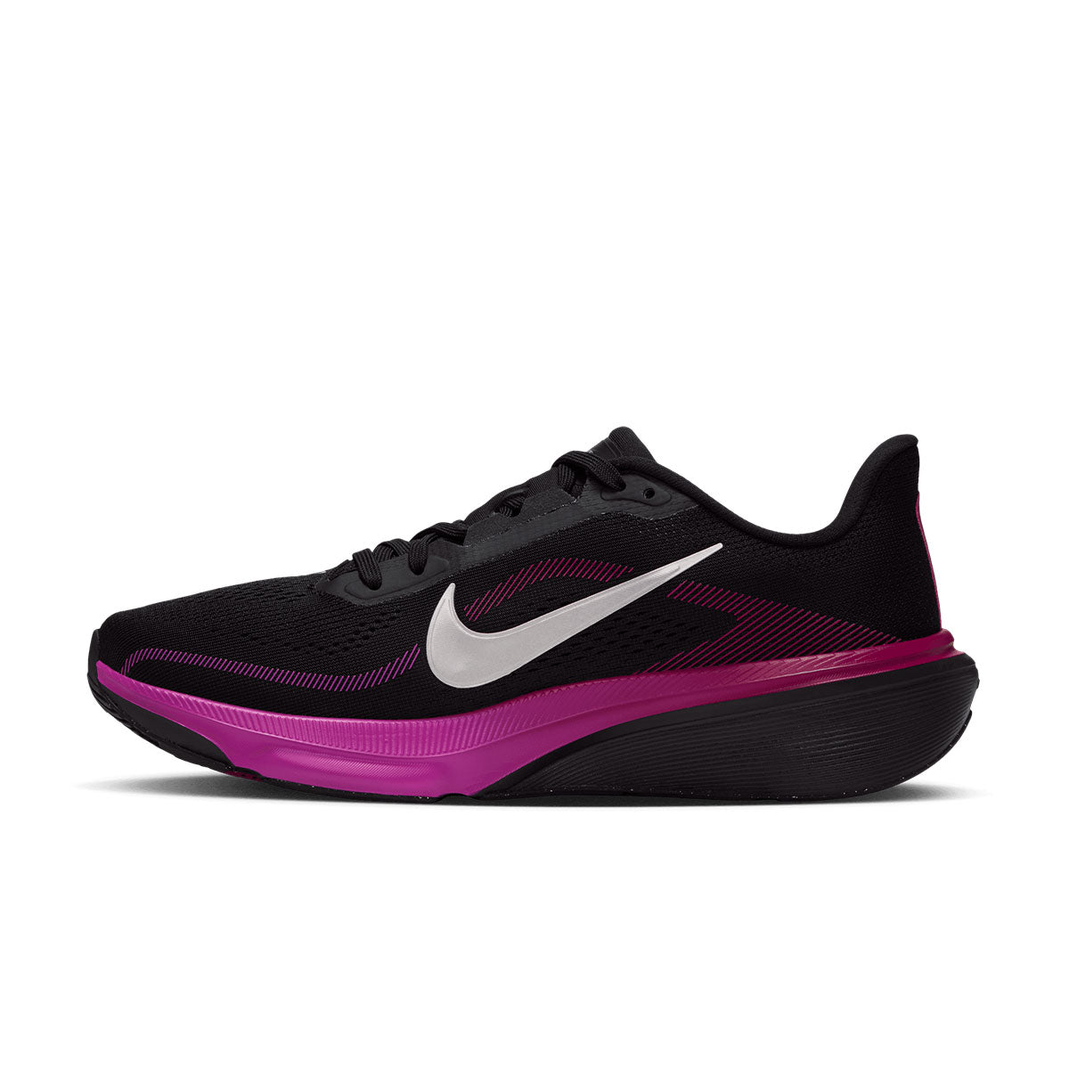 Nike Air Zoom Pegasus 42 løbesko i sort med hvid logo