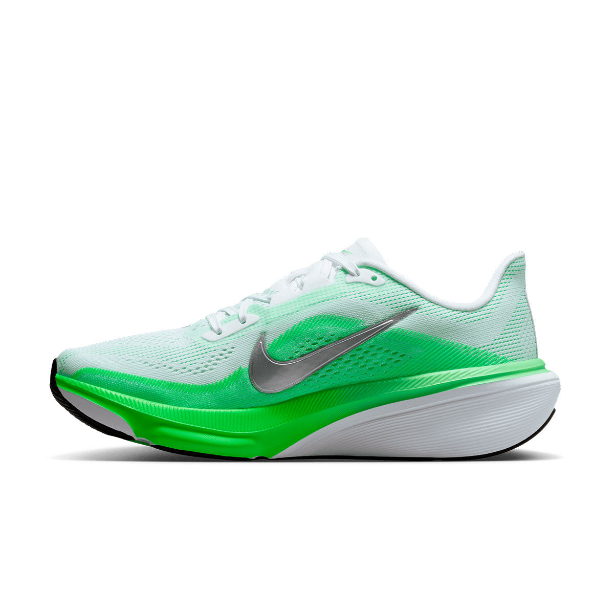 Nike Air Zoom Pegasus 42 Dame løbesko i hvid og grøn