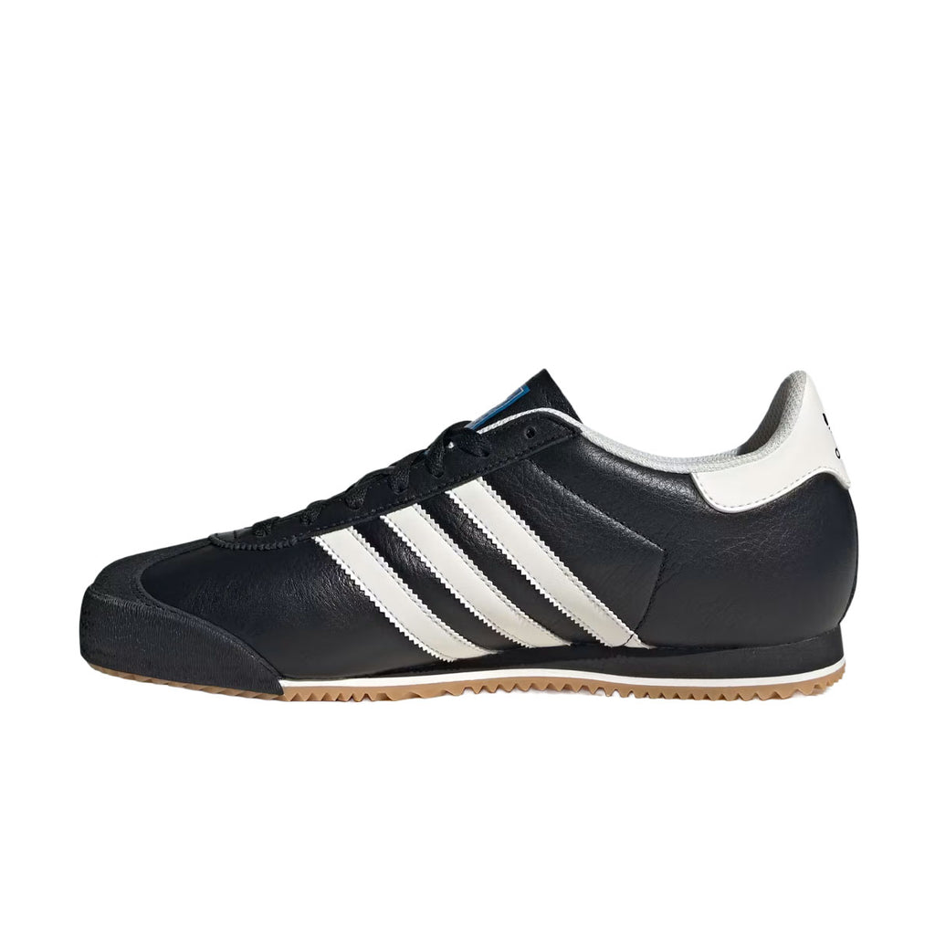 Adidas K74 herresneaker i sort og hvid med tre striber
