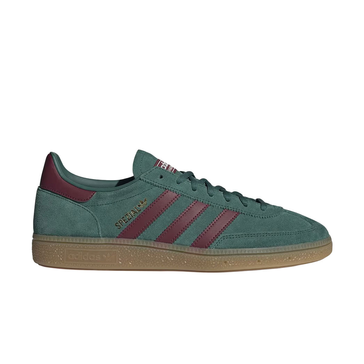 Adidas Handball Spezial indendørssko til mænd i grøn og bordeaux