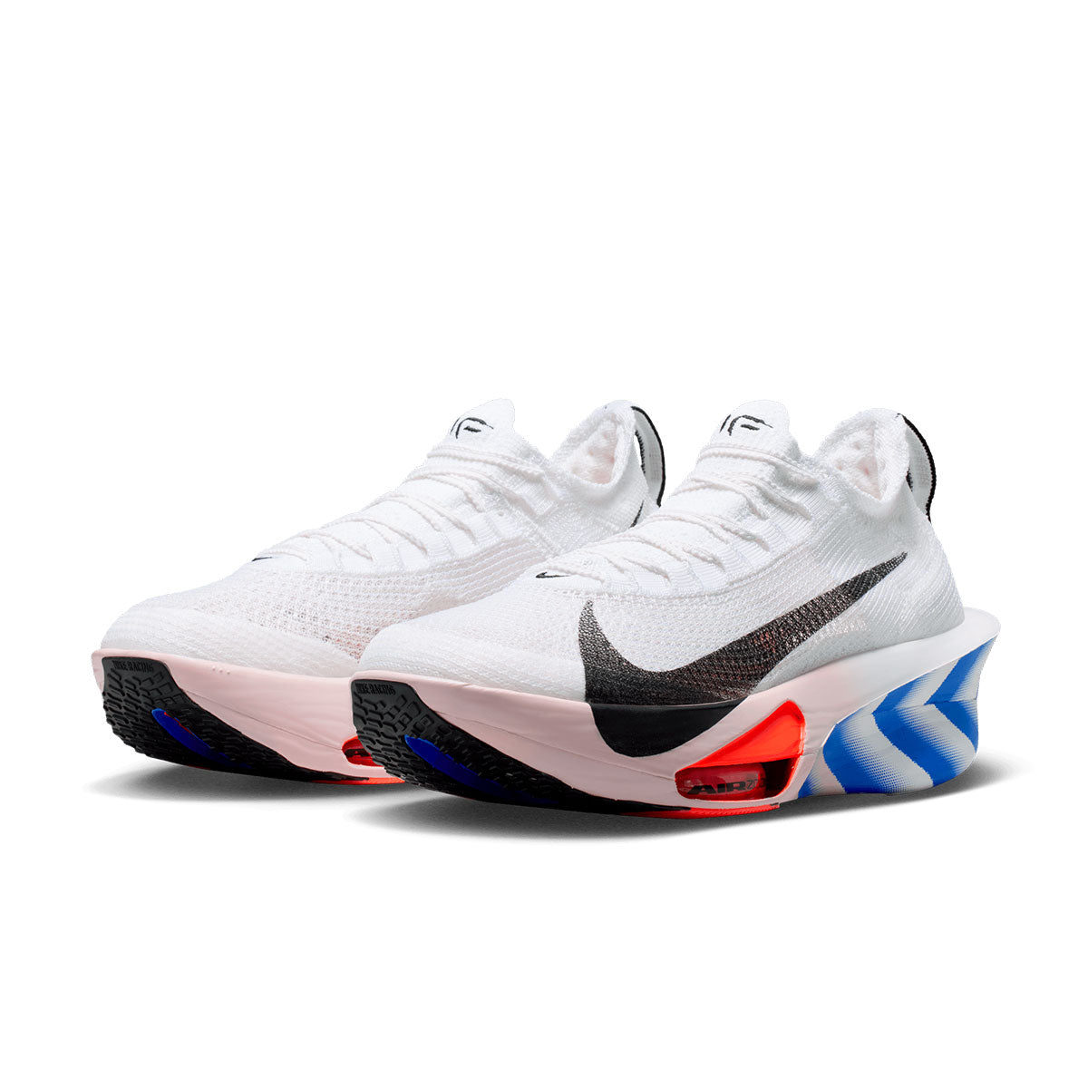 Hvide Nike Alphafly Next% 3 løbesko til mænd med sort swoosh