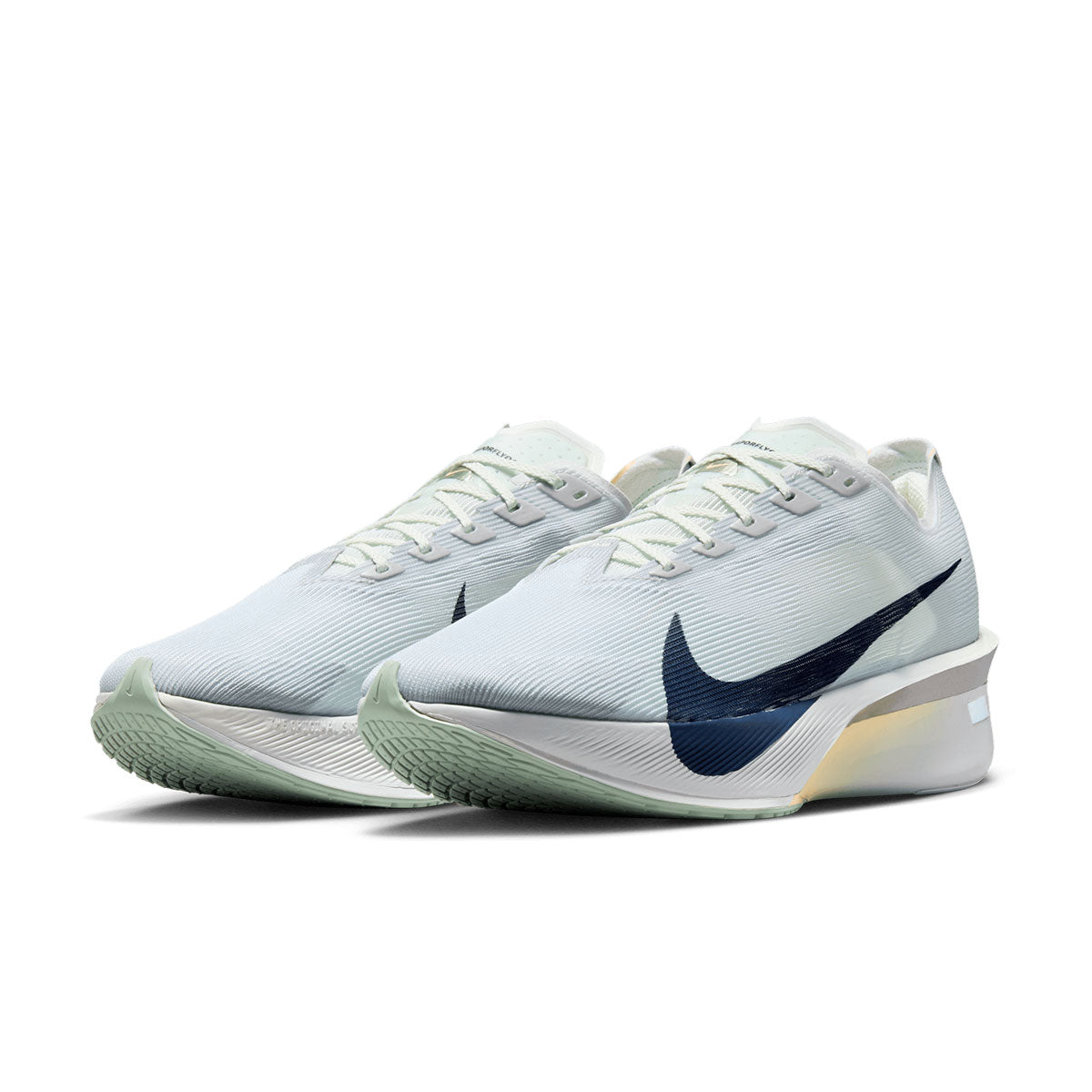 Nike ZoomX Vaporfly Next% 4 løbesko til herre, hvid og blå