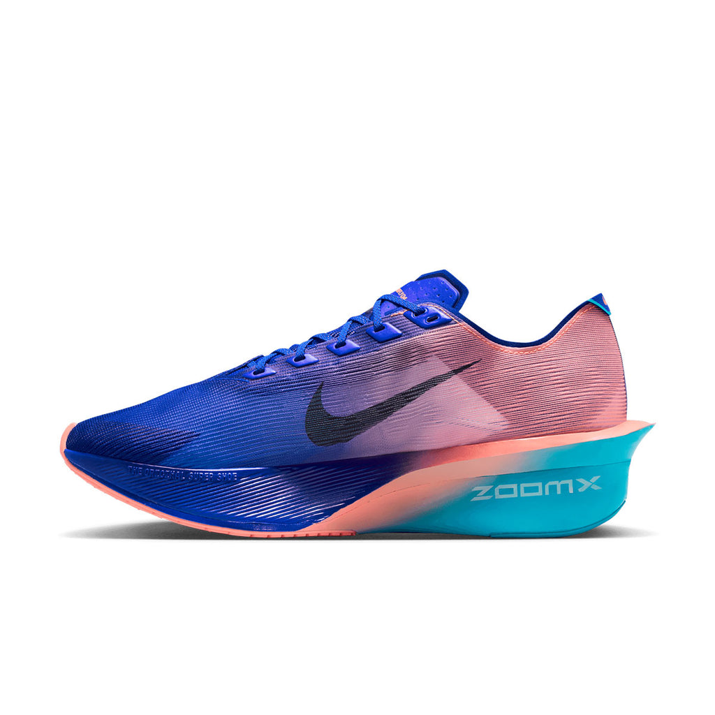 Nike ZoomX Vaporfly Next% 4 herre løbesko i blå og pink farver