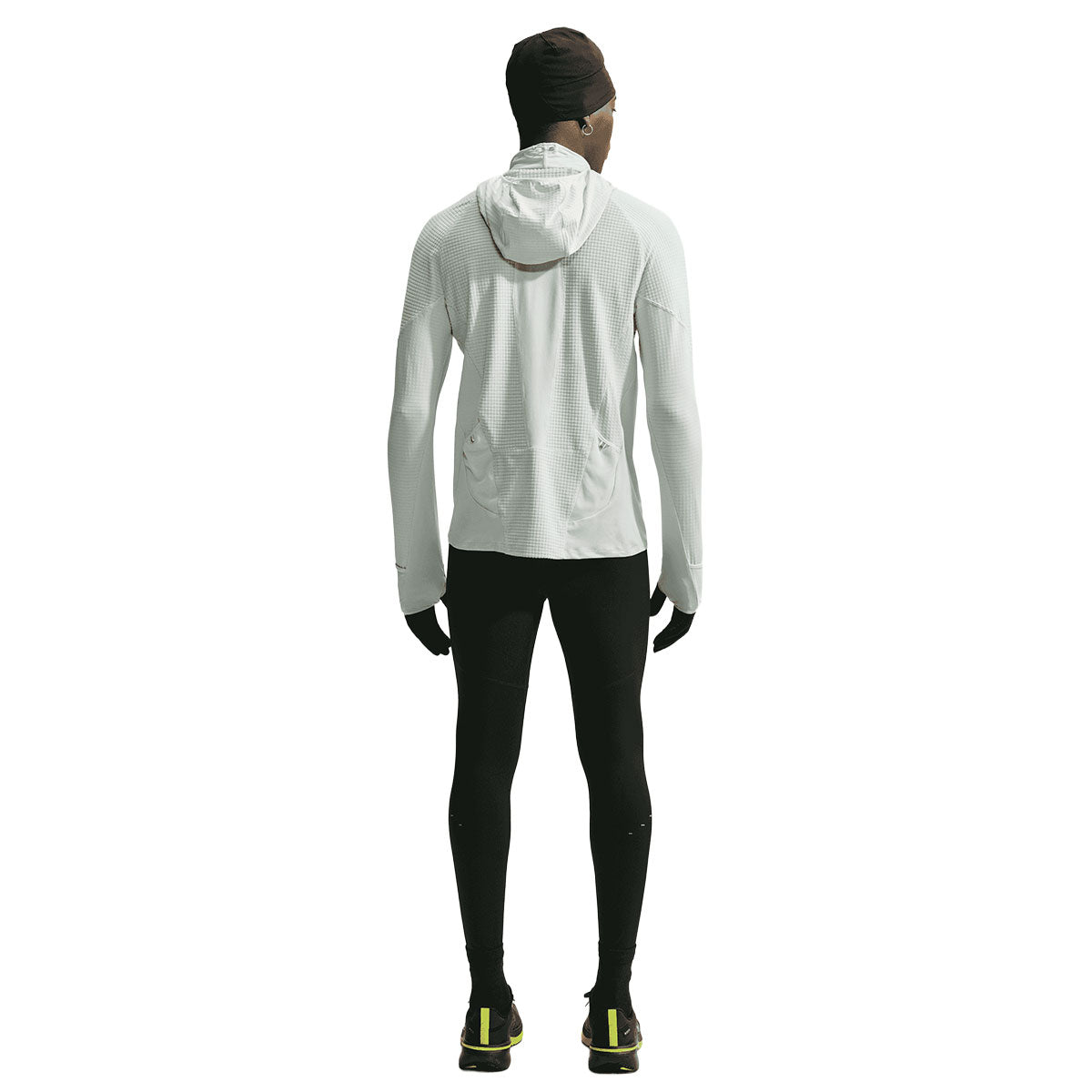 Nike Therma-FIT langærmet trøje til herre med hætte i grå