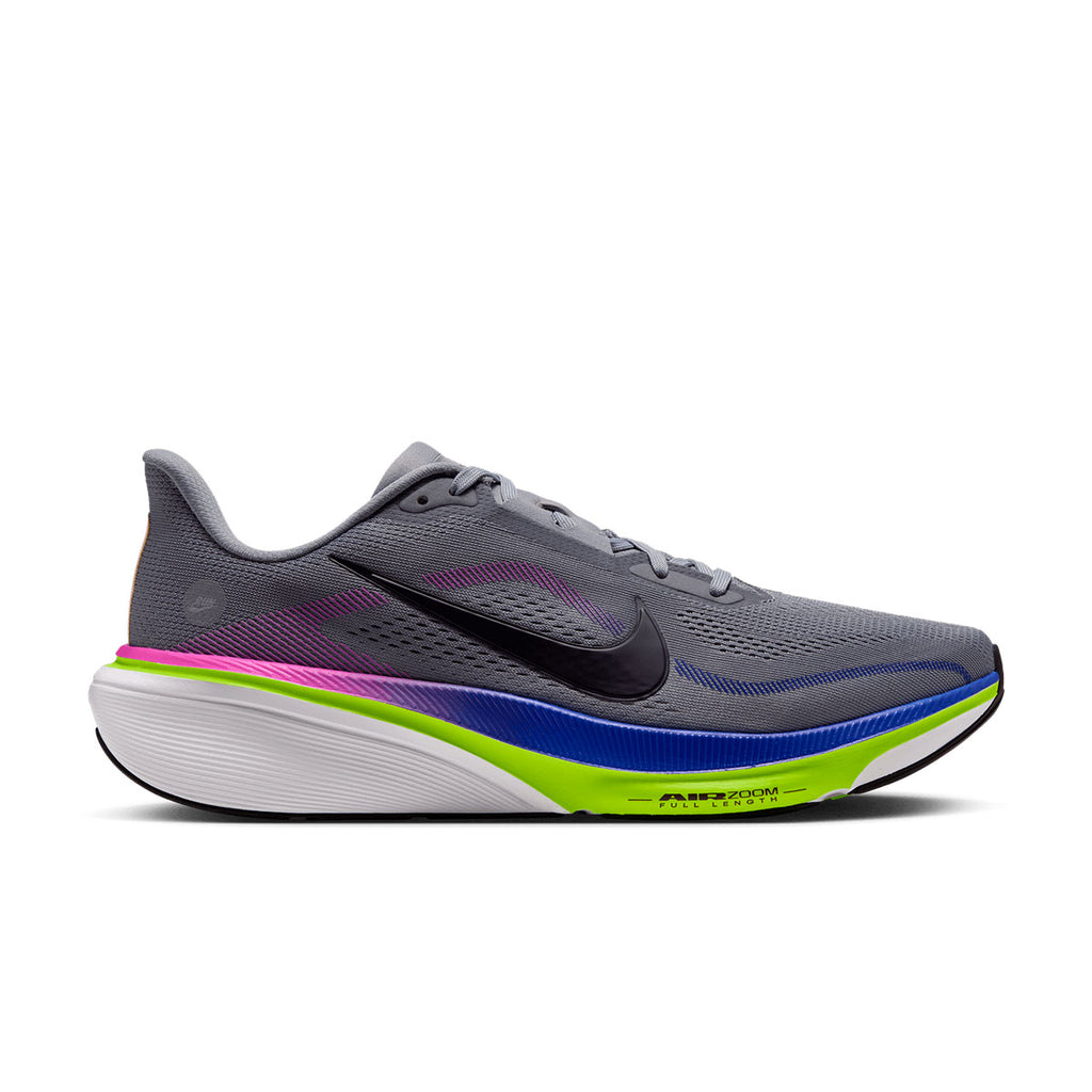 Nike Air Zoom Pegasus 42 RSG herreløbesko i grå blå neonfarver