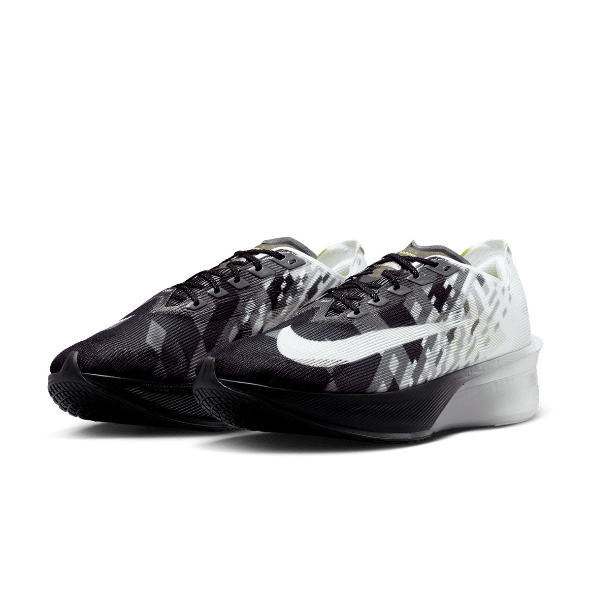 Nike ZoomX Vaporfly Next% 4 SE herresko med lilla og hvidt mønster
