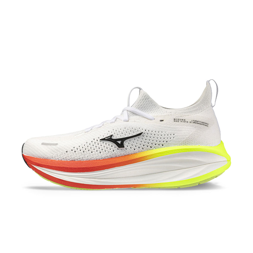 Mizuno Neo Vista 3 herre løbesko i hvid med kontrastsål