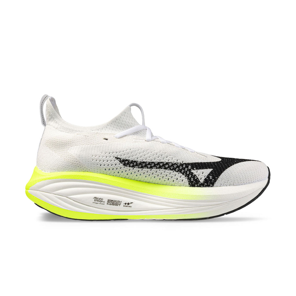 Mizuno Neo Vista 3 herre løbesko i hvid og neon gul