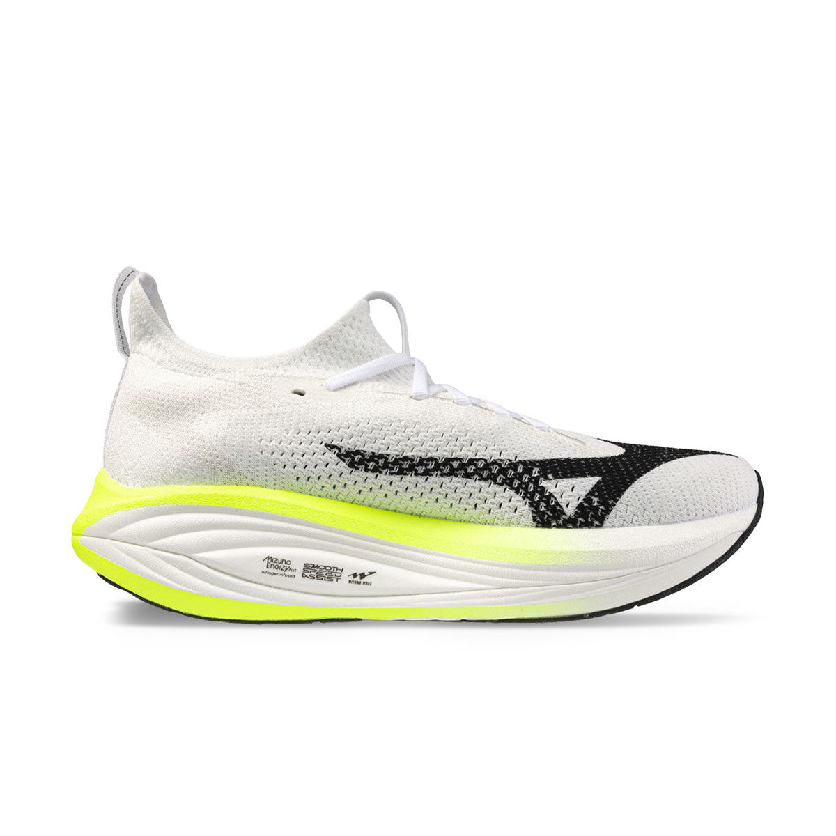 Mizuno Neo Vista 3 herre løbesko i hvid og neon gul