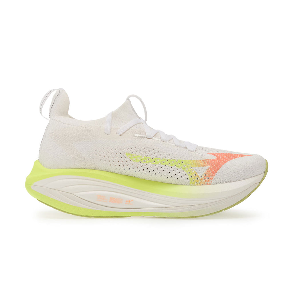 Mizuno Neo Vista 3 Dame løbesko i hvid med lime sål