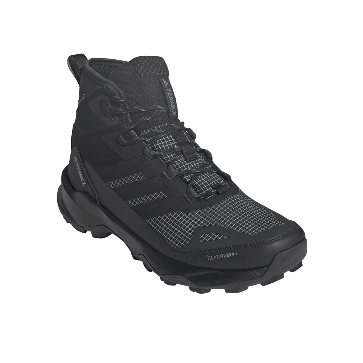 Sort adidas Skychaser SX5 mid trail-sko til herre med snørebånd