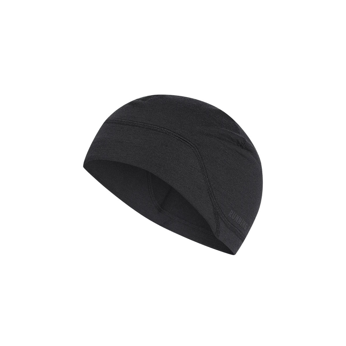 Adidas Run Merino beanie i sort strik med foldet kant
