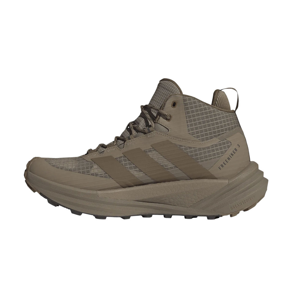 Adidas Terrex Freehiker 3 herre vandresko i gråbrun med snørebånd