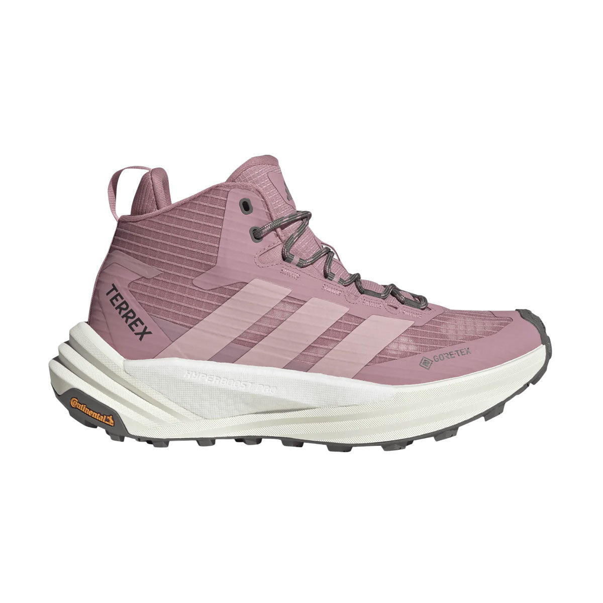 Adidas Terrex Freehiker 3 dame vandresko i lilla med snørebånd